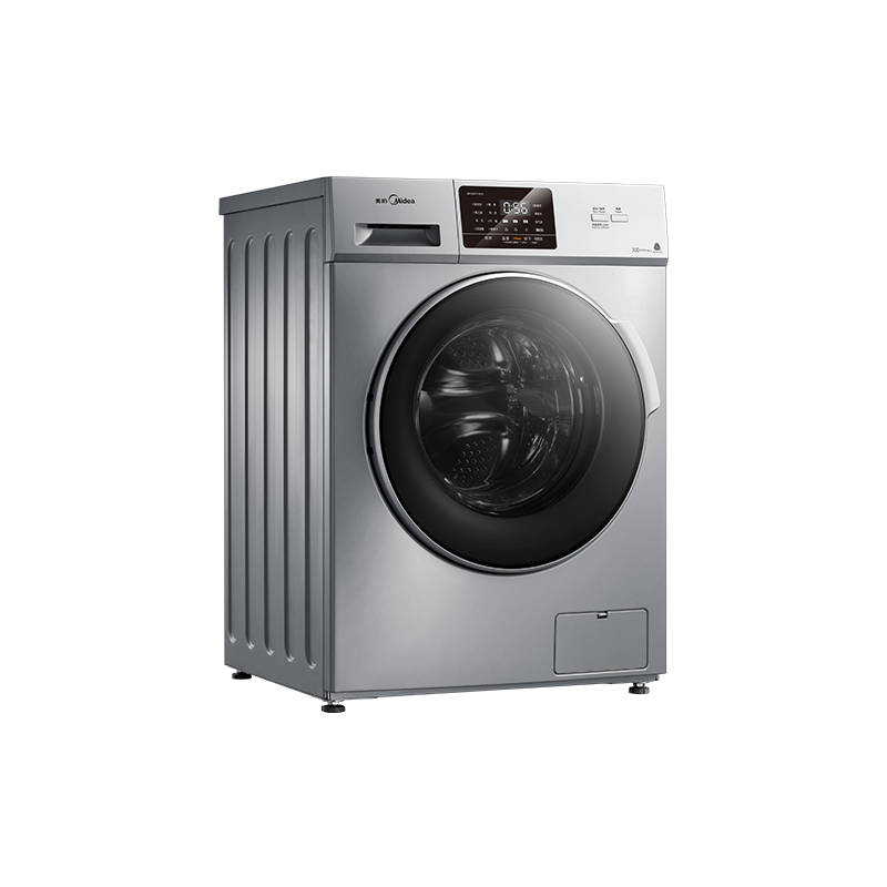 美的(Midea)洗烘一体机全自动洗衣机滚筒 10公斤kg变频家用祛味空气洗巴氏除菌洗 银色触控 MD100VT13DS5