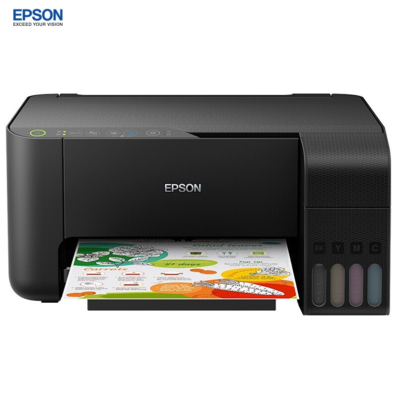 爱普生（EPSON) L3258 喷墨打印机 墨仓式打印复印扫描 
